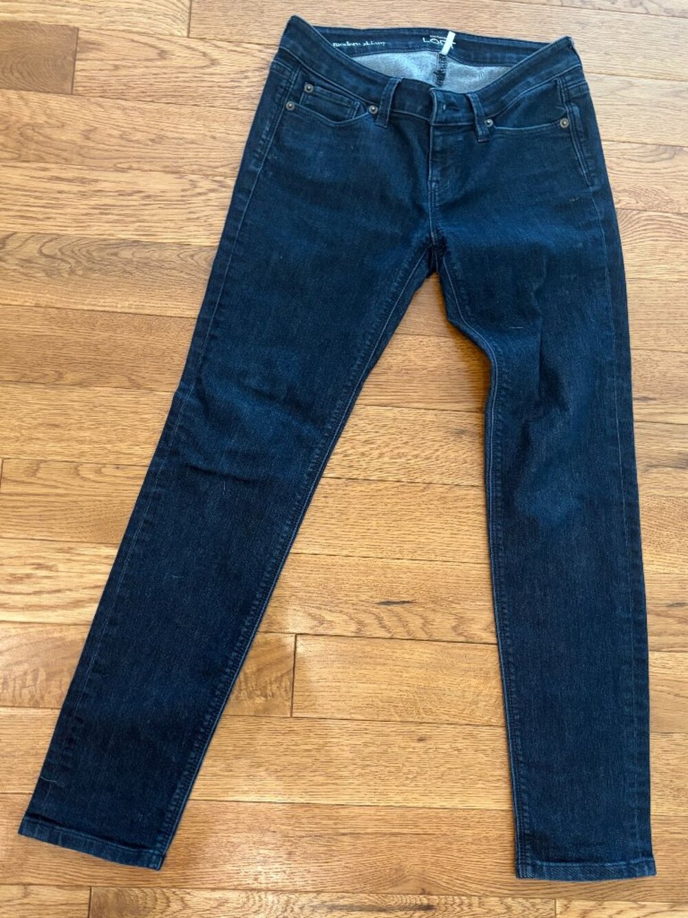 Ann Taylor LOFT Modern Skinny Jeans Dark Wash Size 2 Petite
